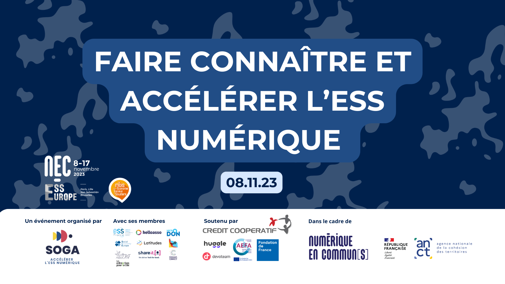 NEC ESS Europe Faire connaître et accélérer l'ESS nuémrique en France et en Europe