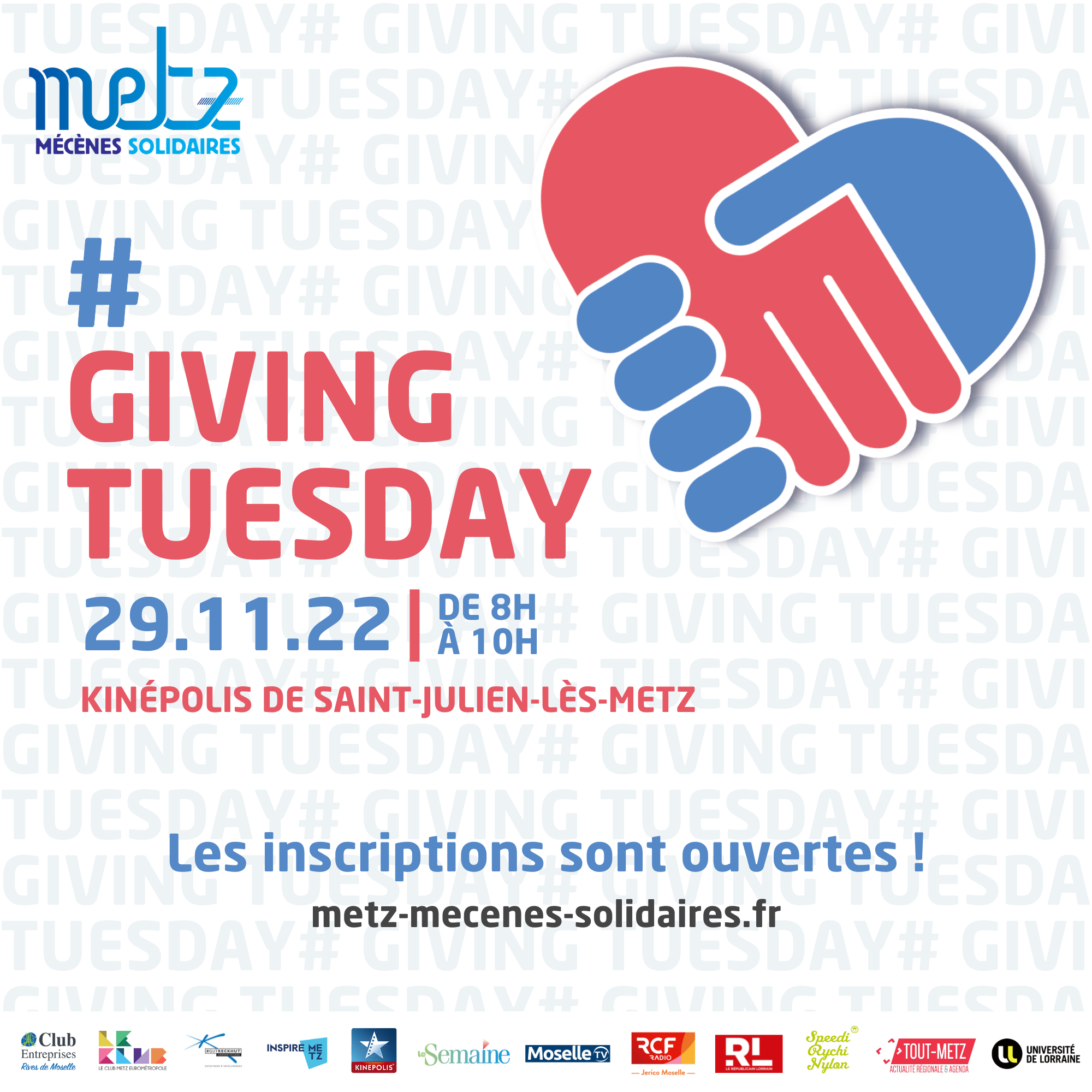 Giving Tuesday de Metz Mécènes Solidaires Giving Tuesday de Metz Mécènes Solidaires