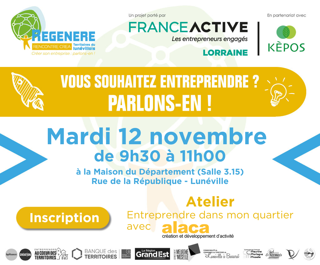 RENCONTRE CREA REGENERE Territoires du lunรฉvillois rencontre crea