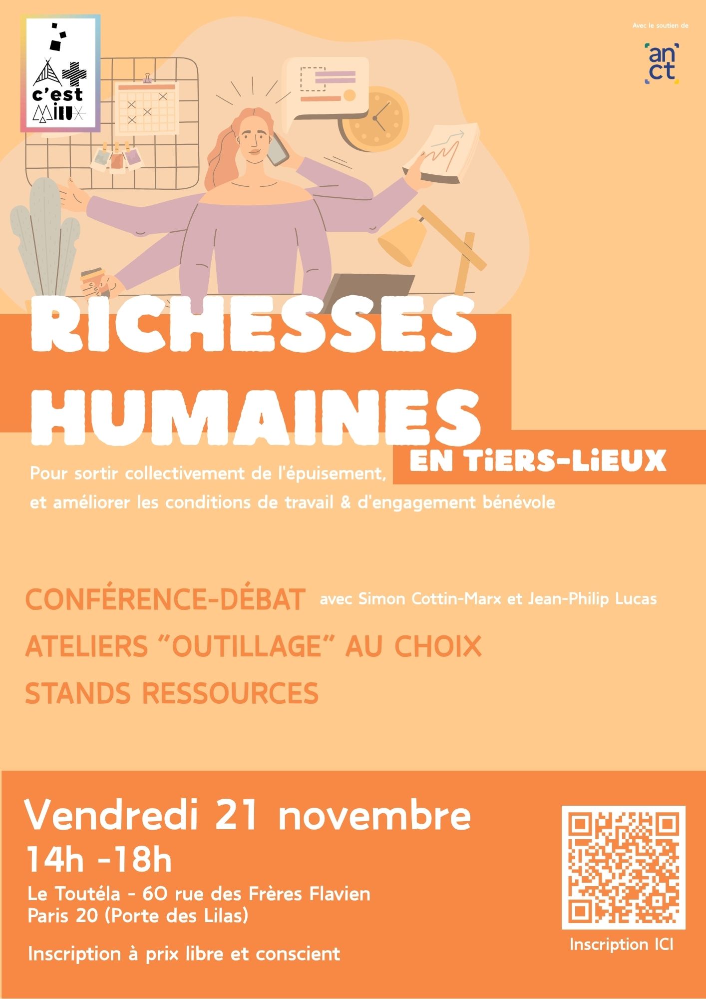 Richesses humaines dans les tiers-lieux - 21 novembre 2025 