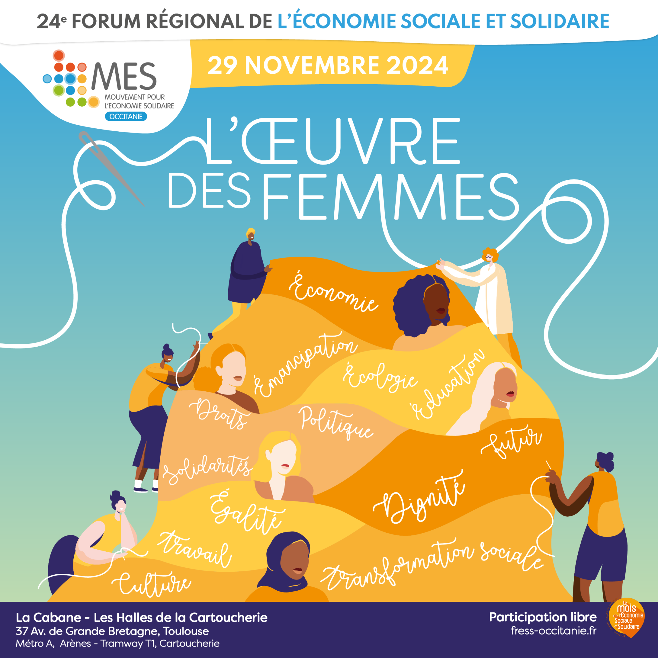 Forum régional de l’Économie Sociale et Solidaire Visuel FRESS