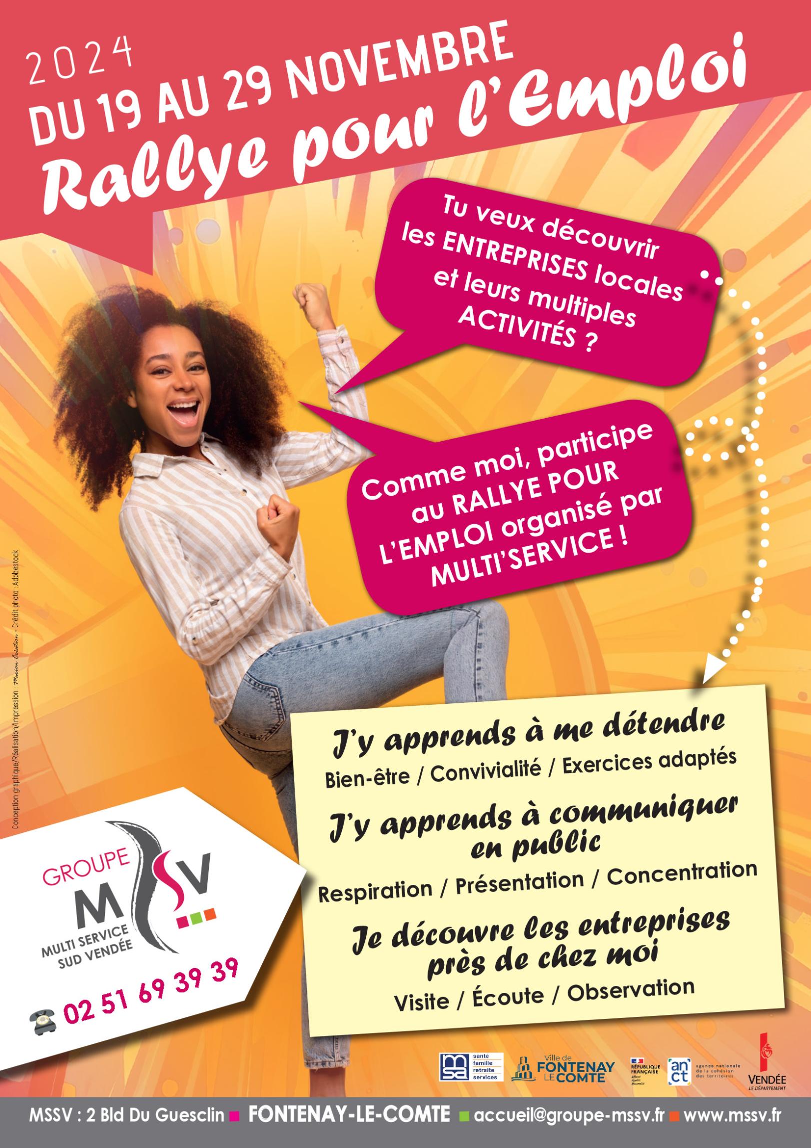 Rallye pour l'emploi Un Rallye pour l'Emploi dans le sud vendée