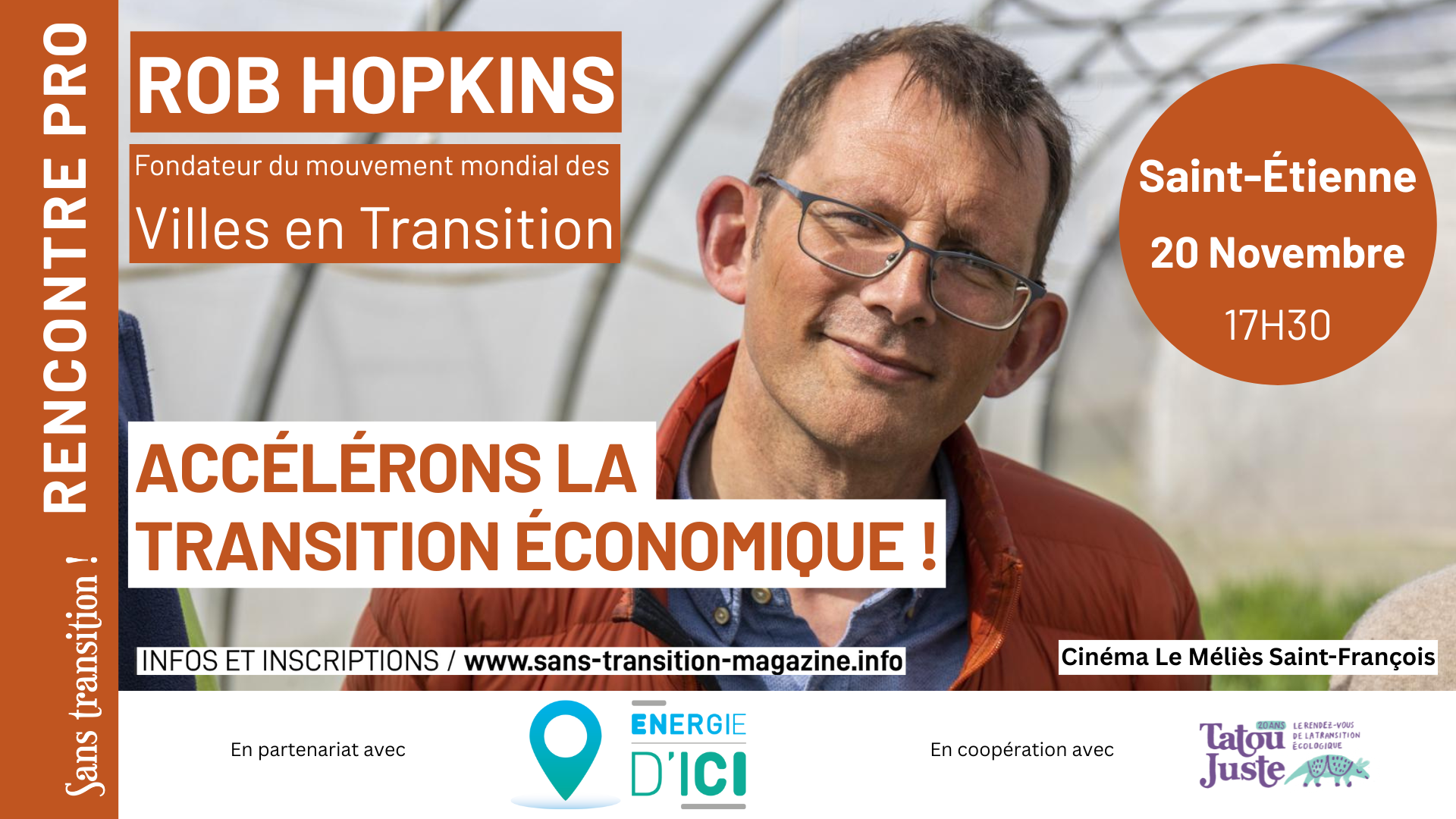 rencontre avec rob Hopkins St Etienne