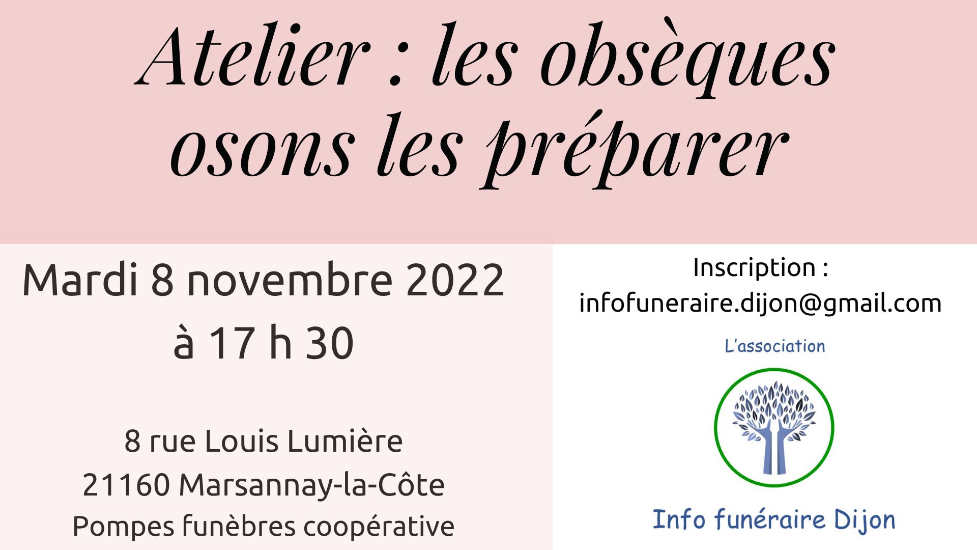 Les obsèques osons les préparer