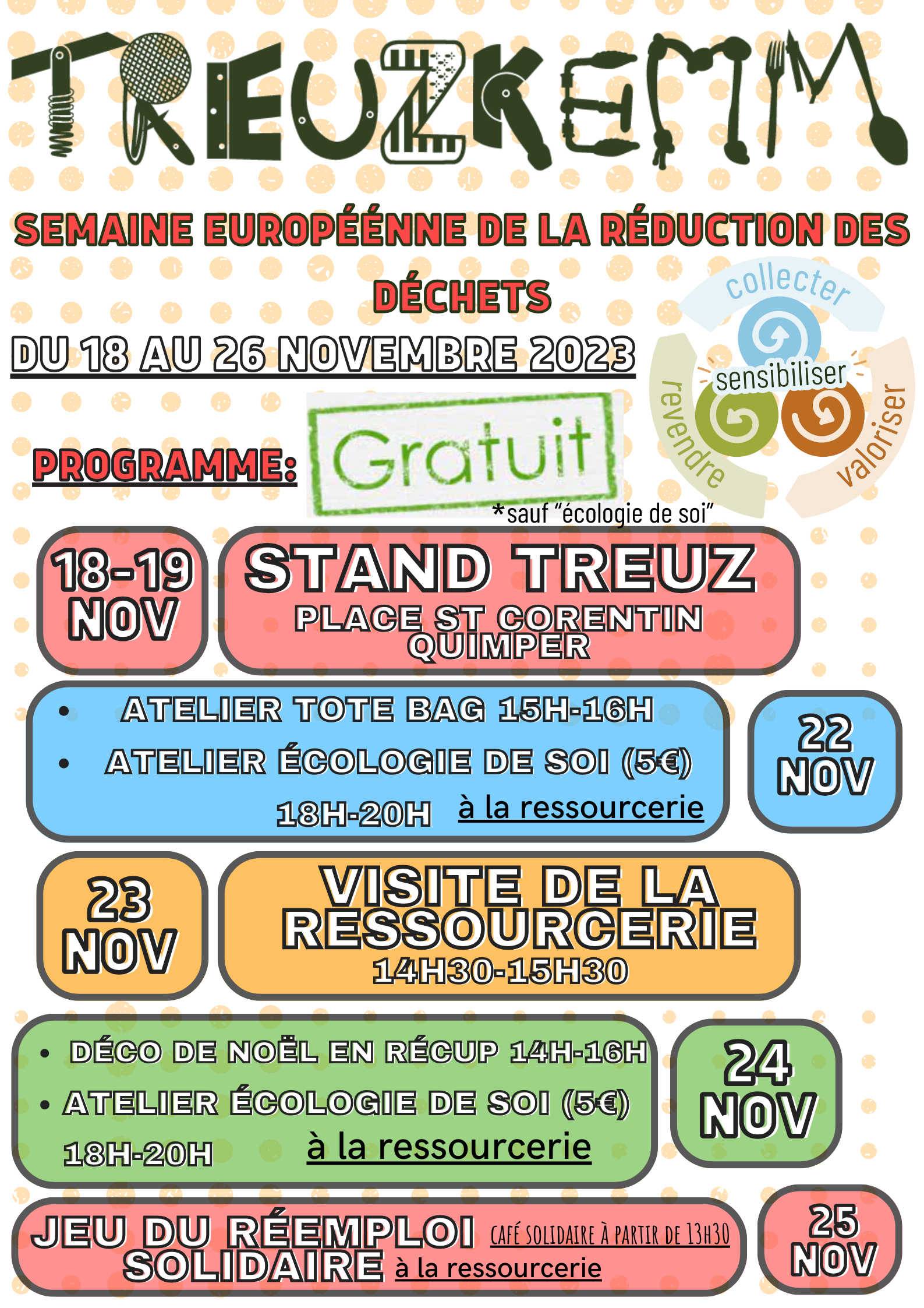 Programme des ateliers Treuzkemm 2023