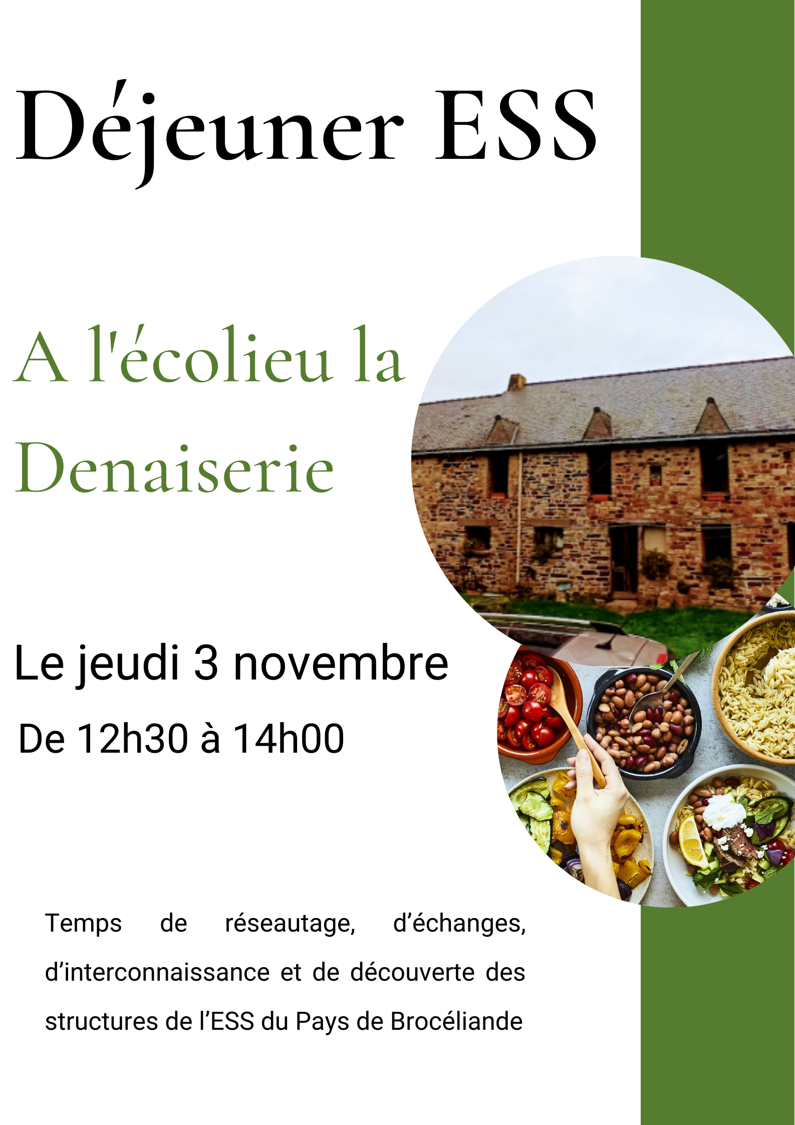 Affiche déjeuner ESS