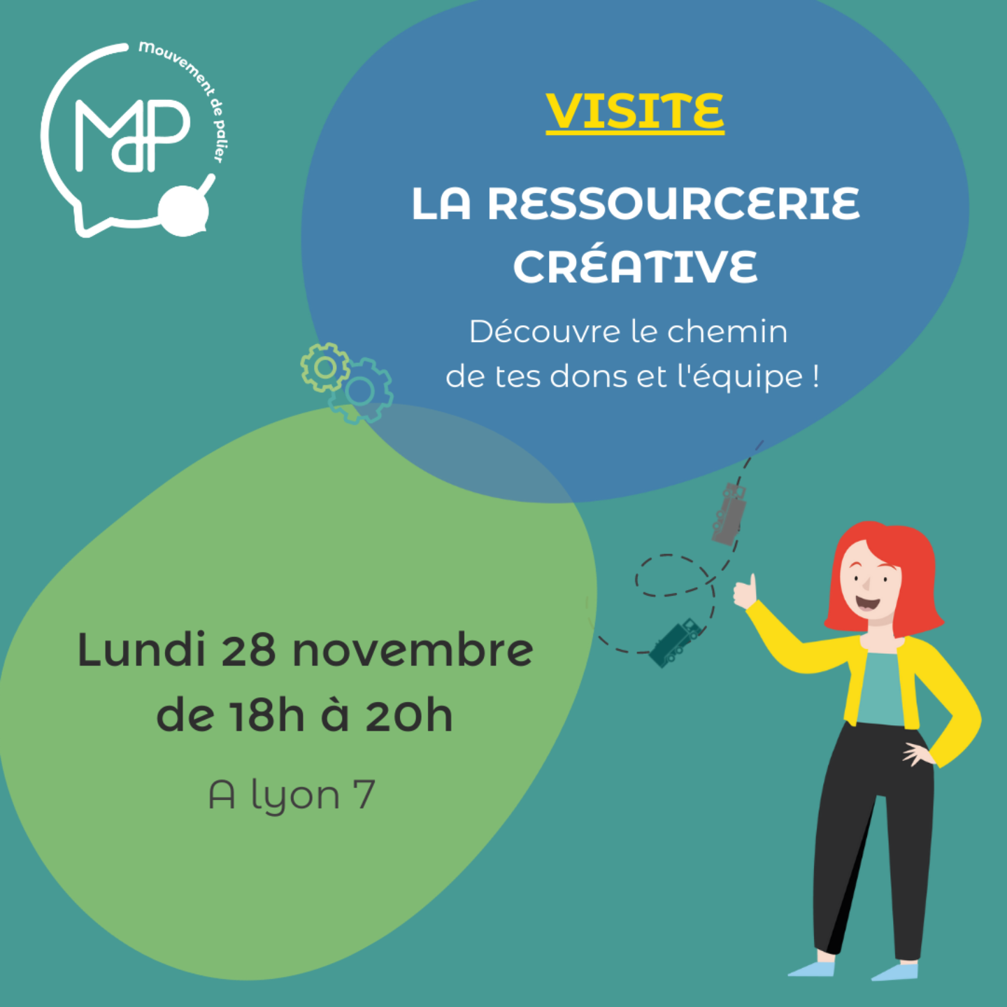 Visite de la Ressourcerie Créative de Lyon