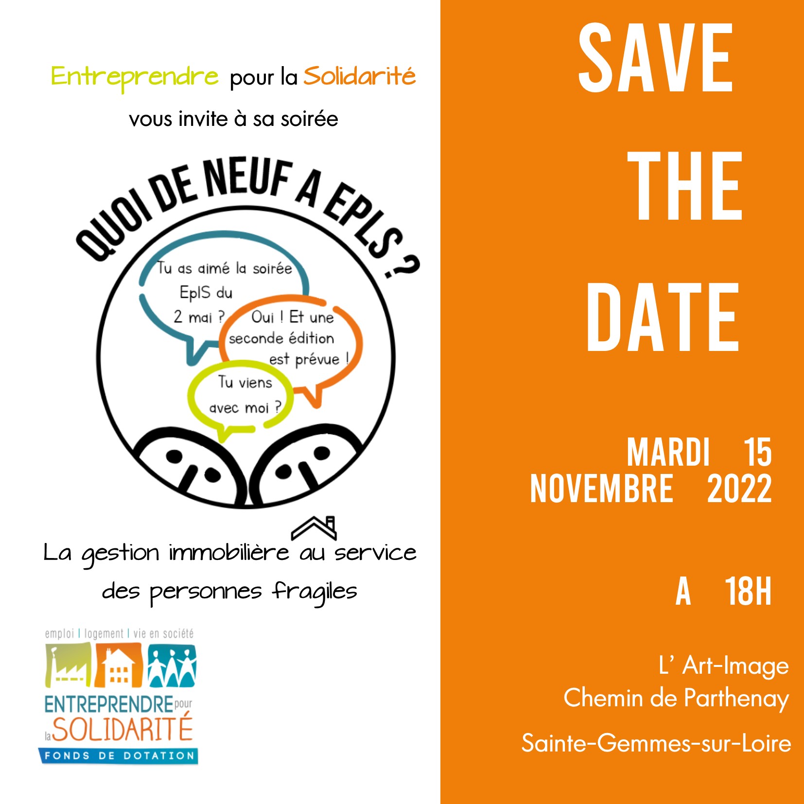 Quoi de Neuf à EplS? Mardi 15 novembre à 18h00