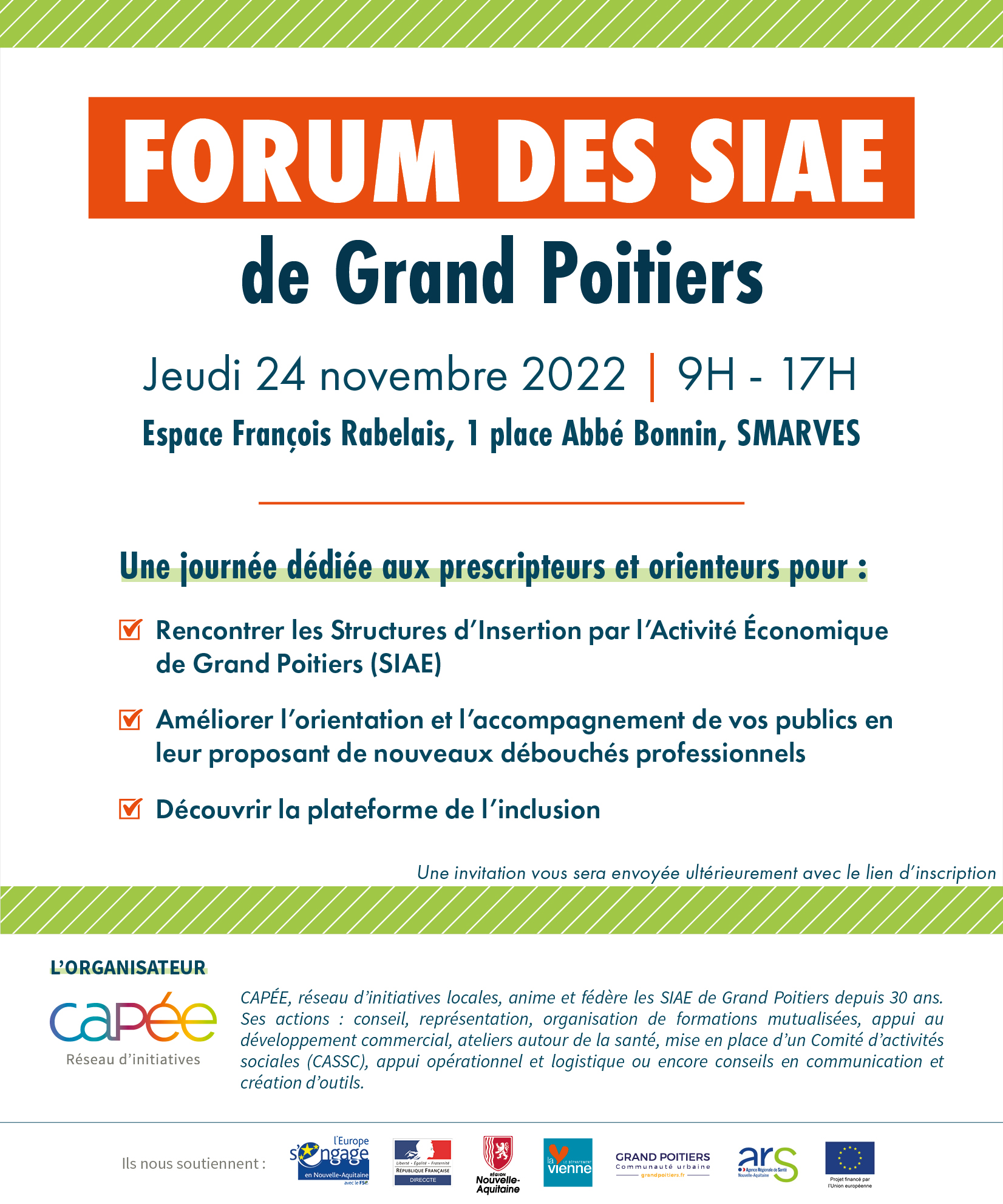 FORUM DES SIAE POITIERS FORUM DES SIAE POITIERS