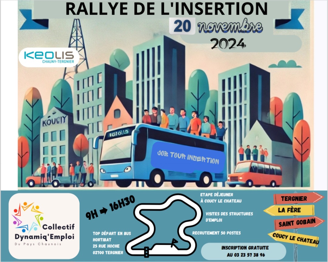 Rallye de l'insertion Rallye de l'insertion organisé par le collectif Dynamiq'emploi du Pays Chaunois