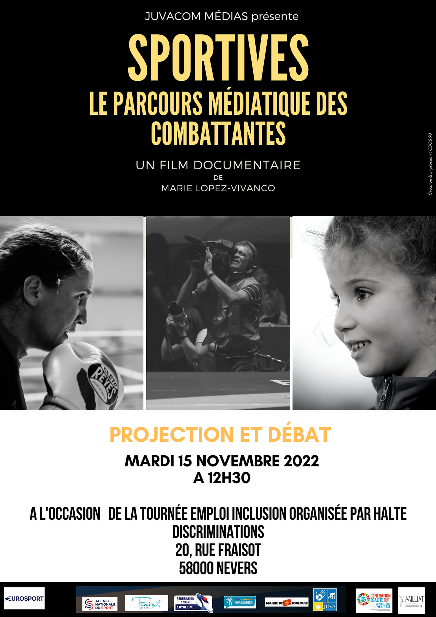 Nevers - 15/11/2022 - Sportives : le parcours médiatique des combattantes Nevers - 15/11/2022 - Sportives : le parcours médiatique des combattantes