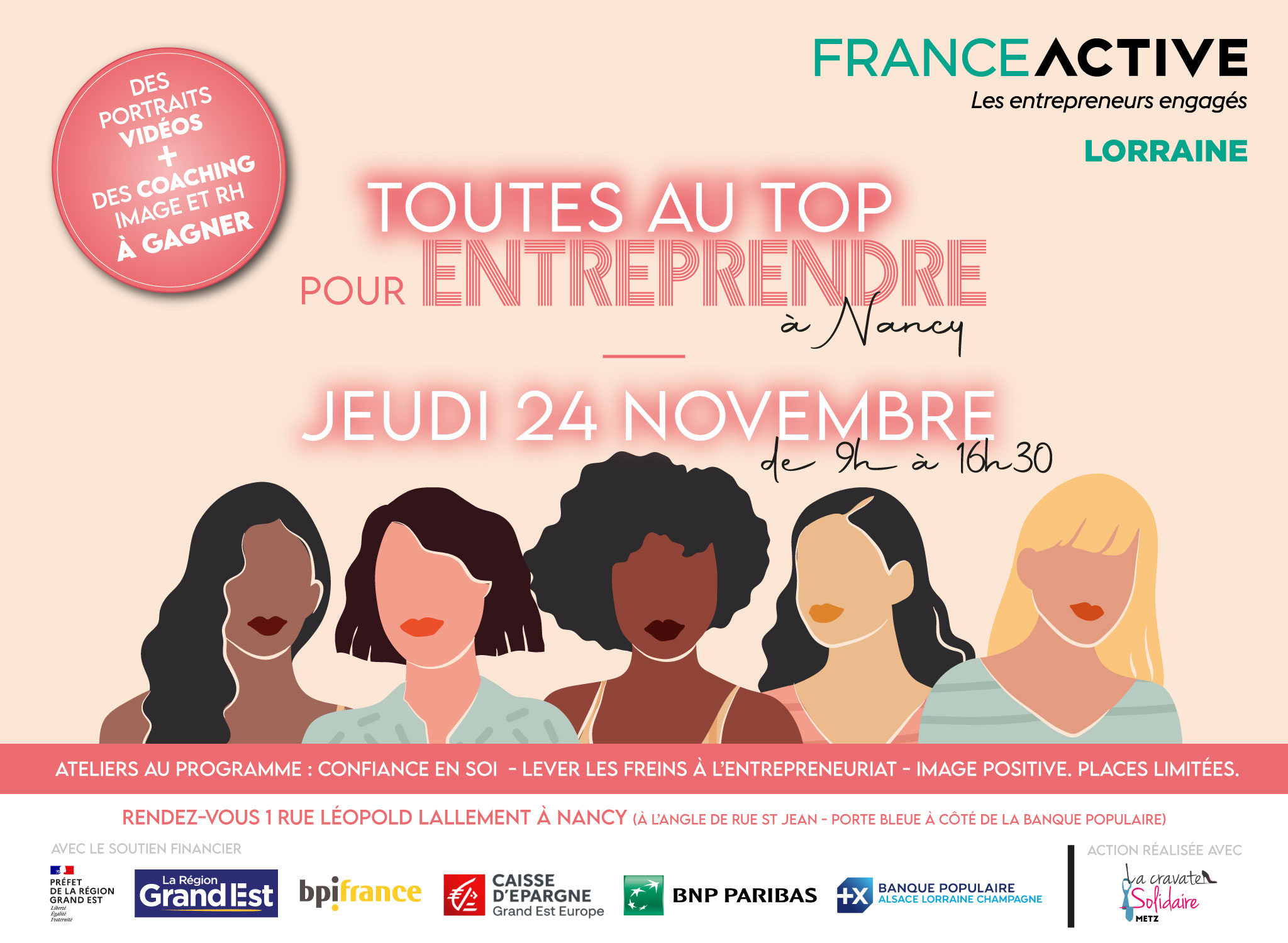 Toutes au top pour entreprendre 24 NOVEMBRE