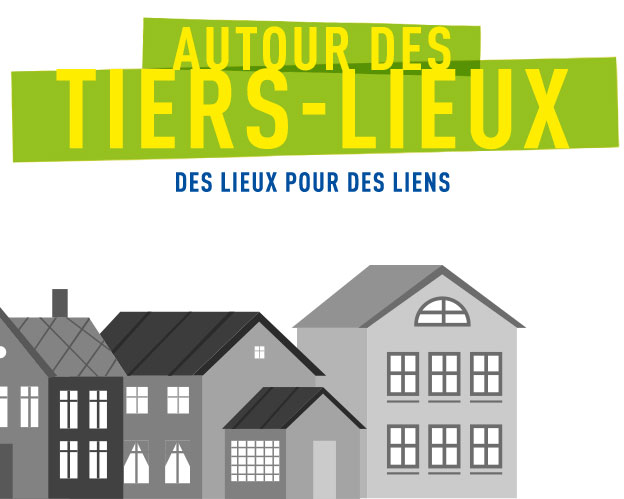 Autour des tiers lieux Affiche autour des tiers-lieux