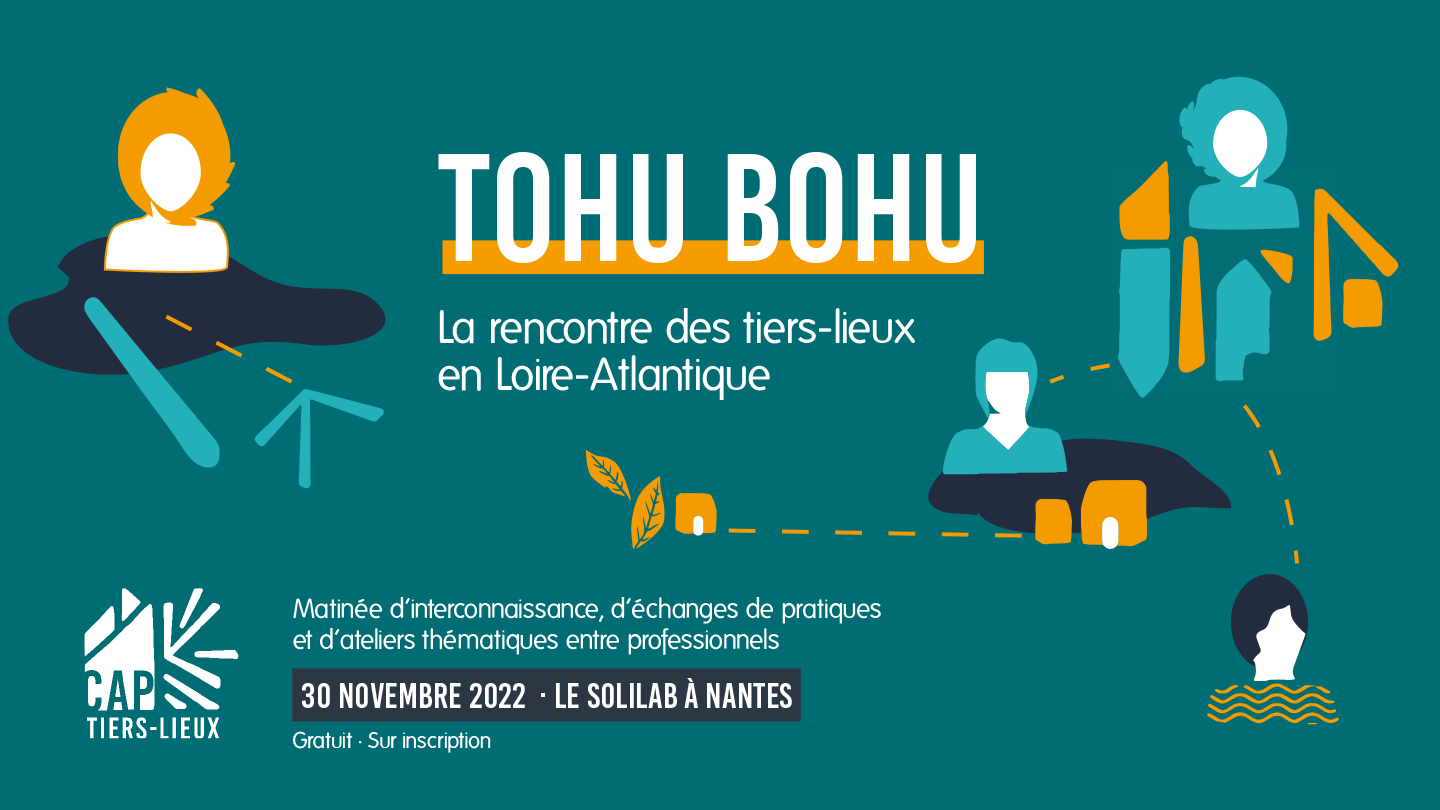Tohu Bohu, rencontre des tiers-lieux en Loire-Atlantique Tohu Bohu, rencontre des tiers-lieux en Loire-Atlantique. Rencontre destinée aux professionnels