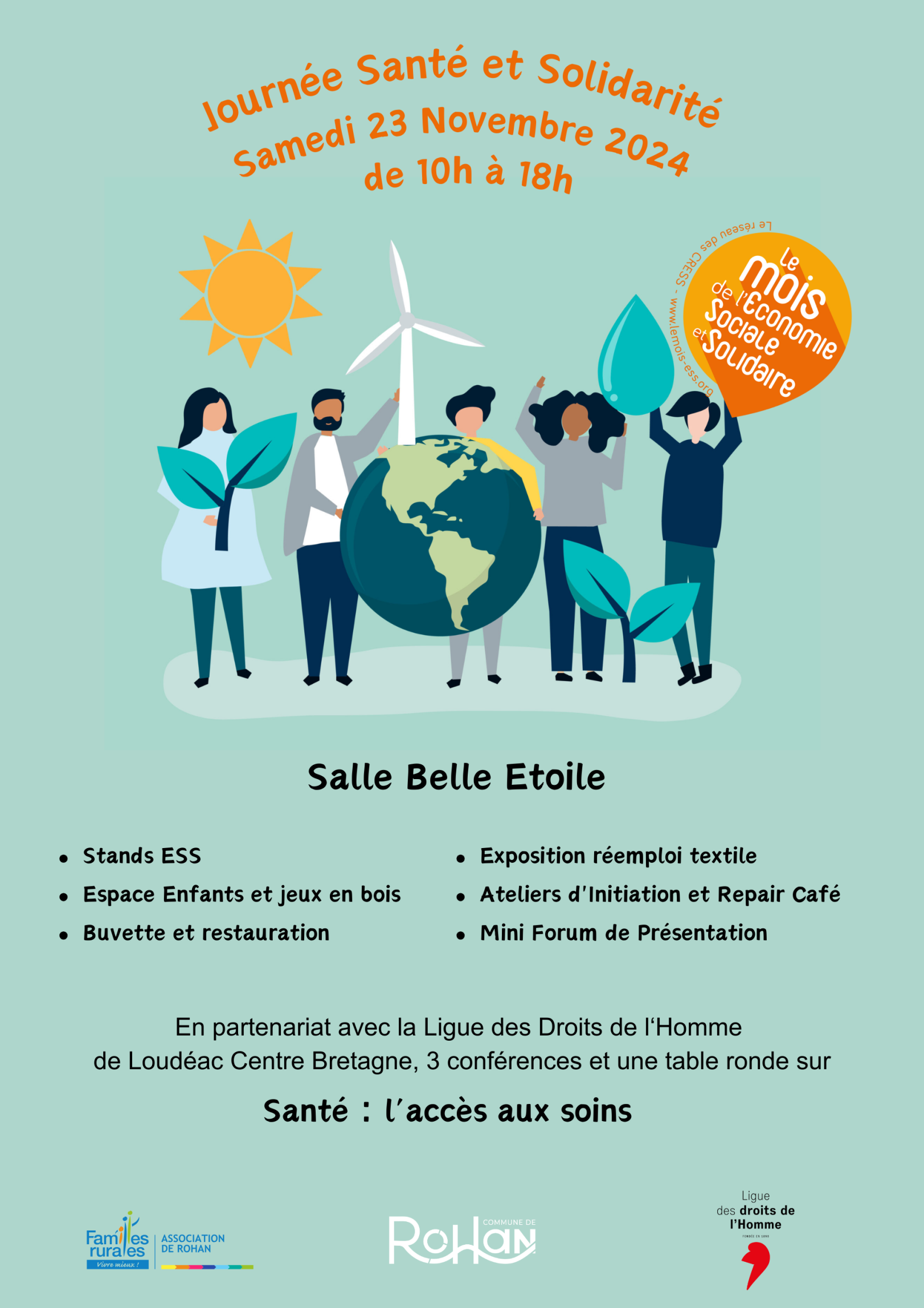Journée Santé et Solidarité à Rohan Journée Santé et Solidarité