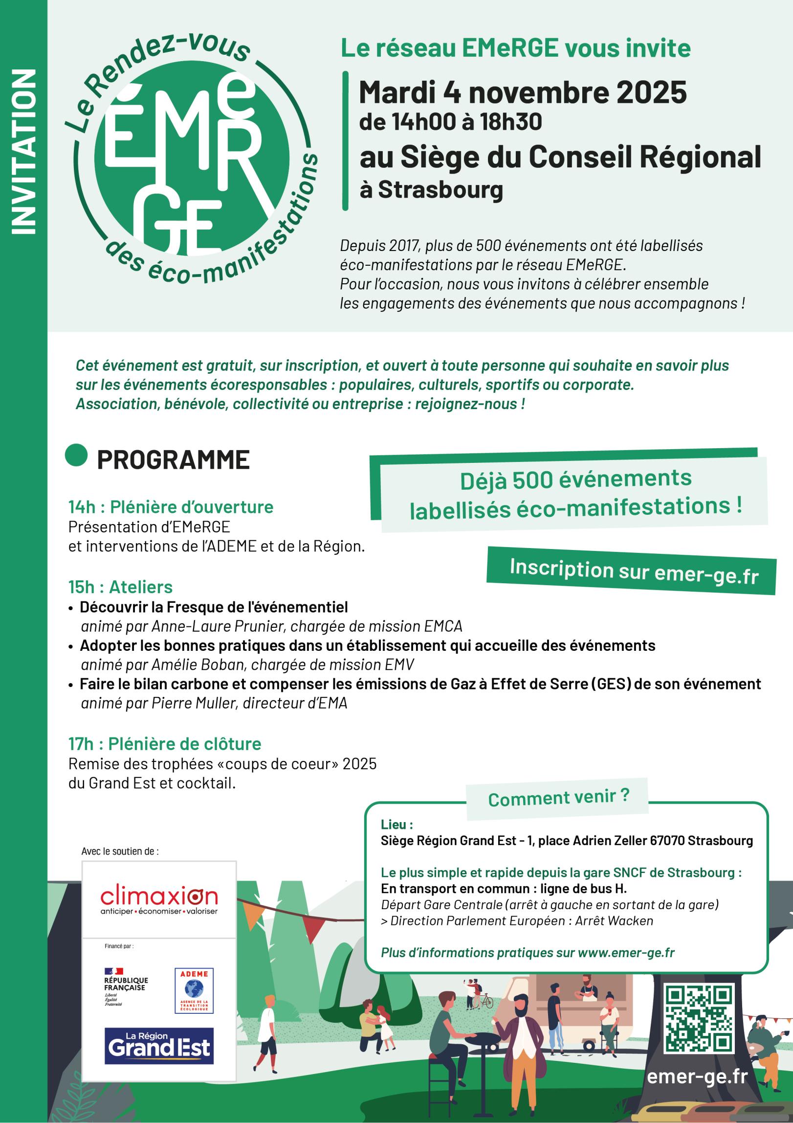 Invitation Le Rendez-vous des Eco-Manifestations