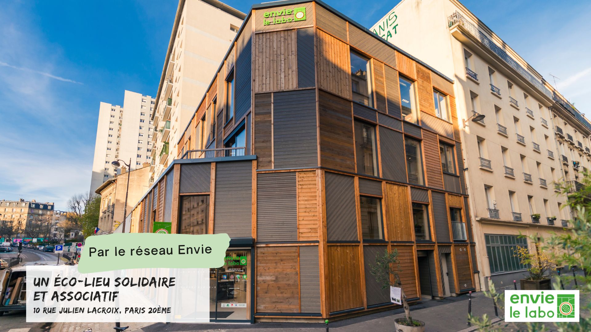 Envie Le Labo, un éco-lieu solidaire et associatif en plein coeur de Ménilmontant