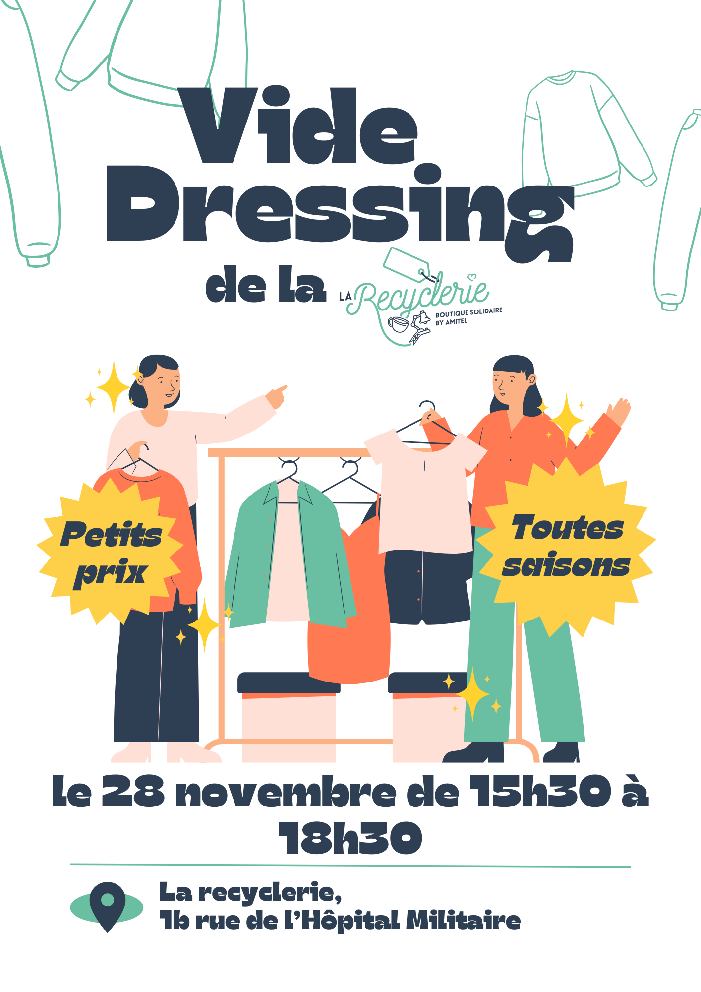 VIDE DRESSING 28/11/2025 LA RECYCLERIE BY AMITEL