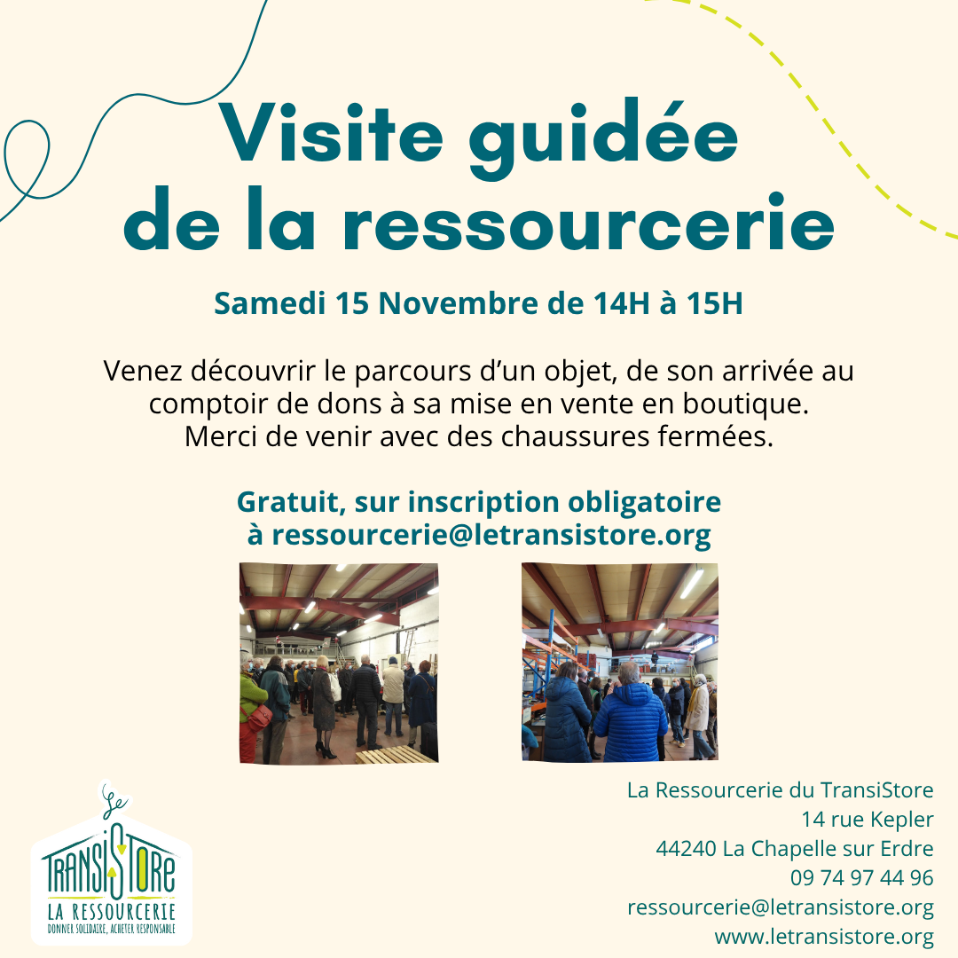 visite guidée de la ressourcerie