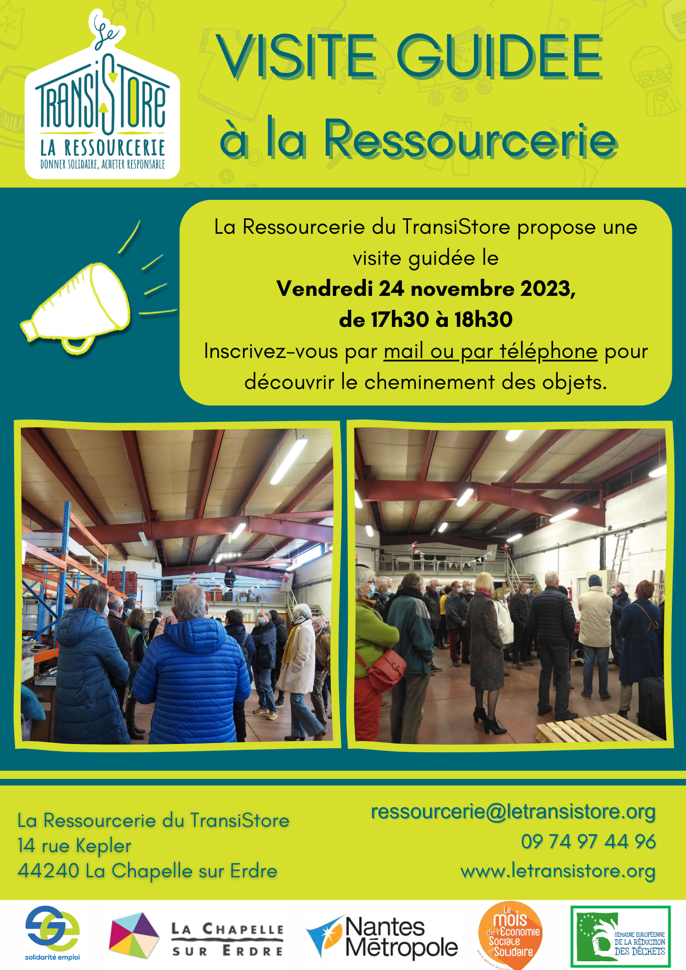 Visite guidée Ressourcerie du TransiStore