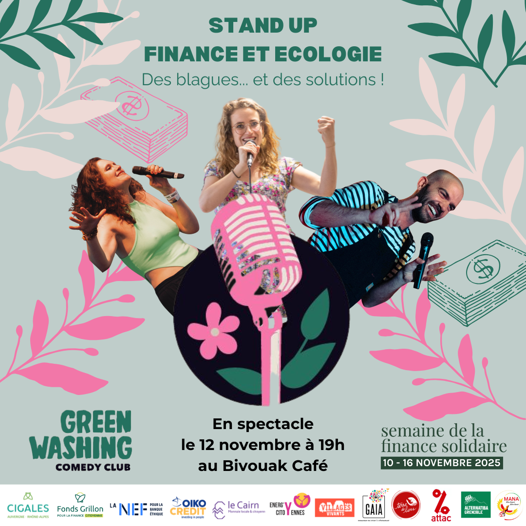 Greenwashing Comedy Club : des blagues... et des solutions ! Greenwashing Comedy Club : des blagues... et des solutions !