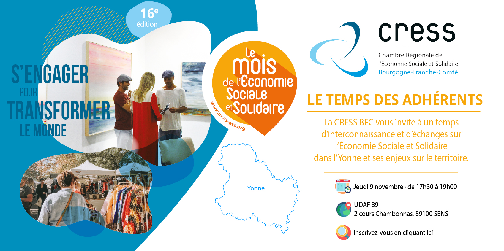 Le temps des adhérents dans l'Yonne Evènement Yonne - 9 nov