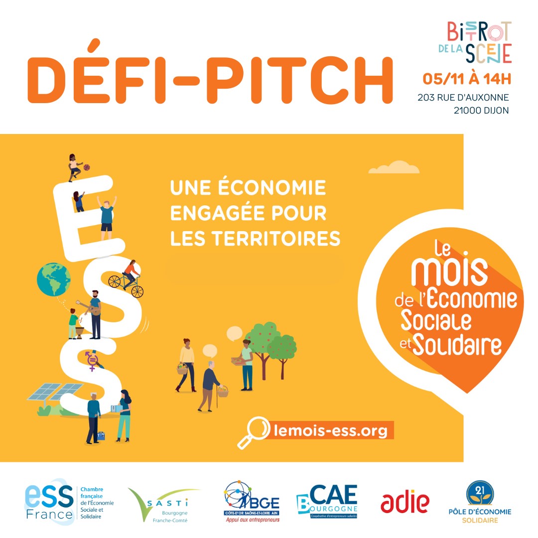 Défi Pitch - Bistrot de la Scène - 5 Novembre 2024 Défi Pitch - Bistrot de la Scène - 5 Novembre 2024