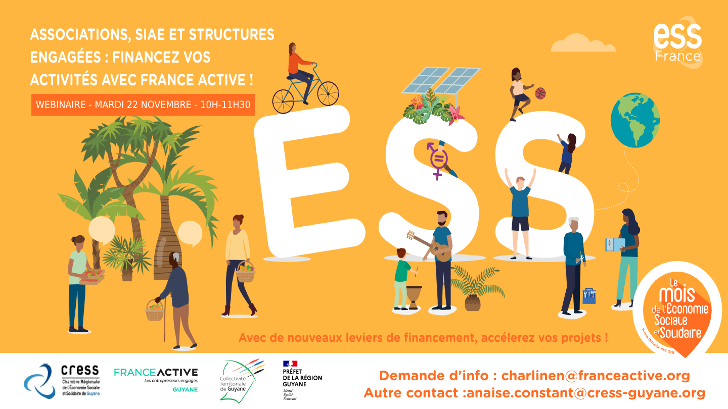 Associations, SIAE et structures engagées : financez vos activités avec France Active ! Associations, SIAE et structures engagées : financez vos activités avec France Active !