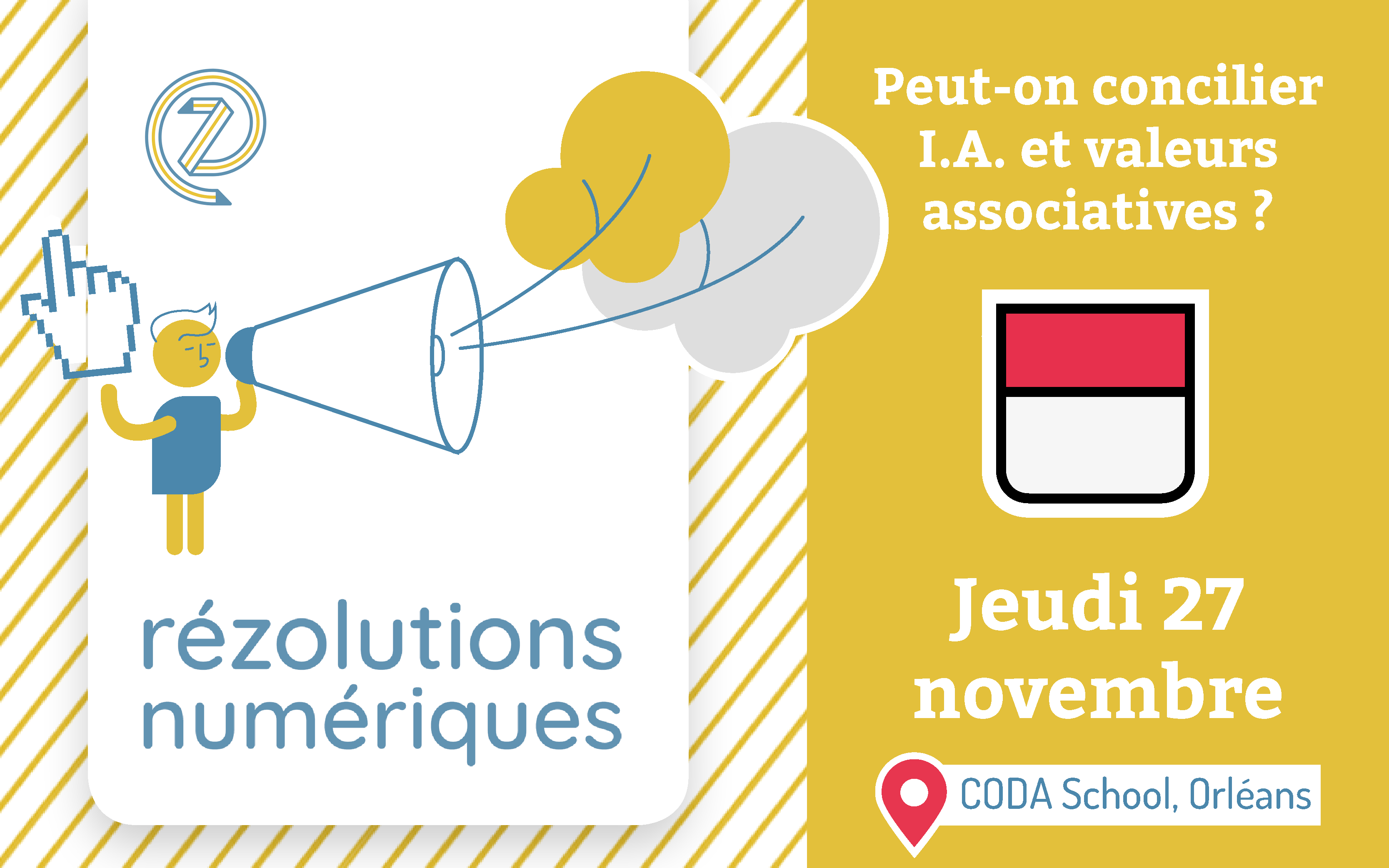 RéZolutions Numériques Centre-Val de Loire RéZolutions Numériques - le 27 novembre à Coda School Orléans