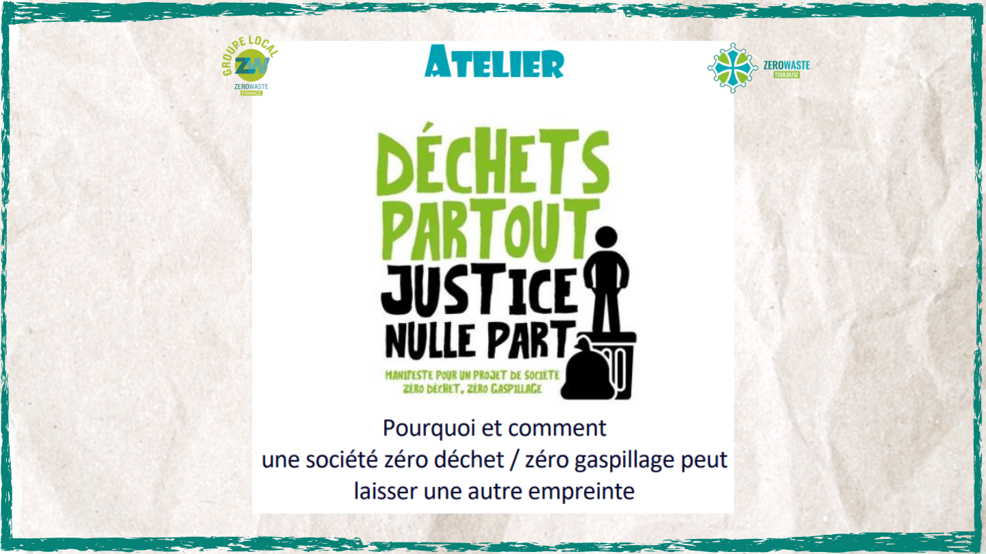 Visuel atelier Déchet Partout Justice Nulle Part Visuel atelier Déchet Partout Justice Nulle Part