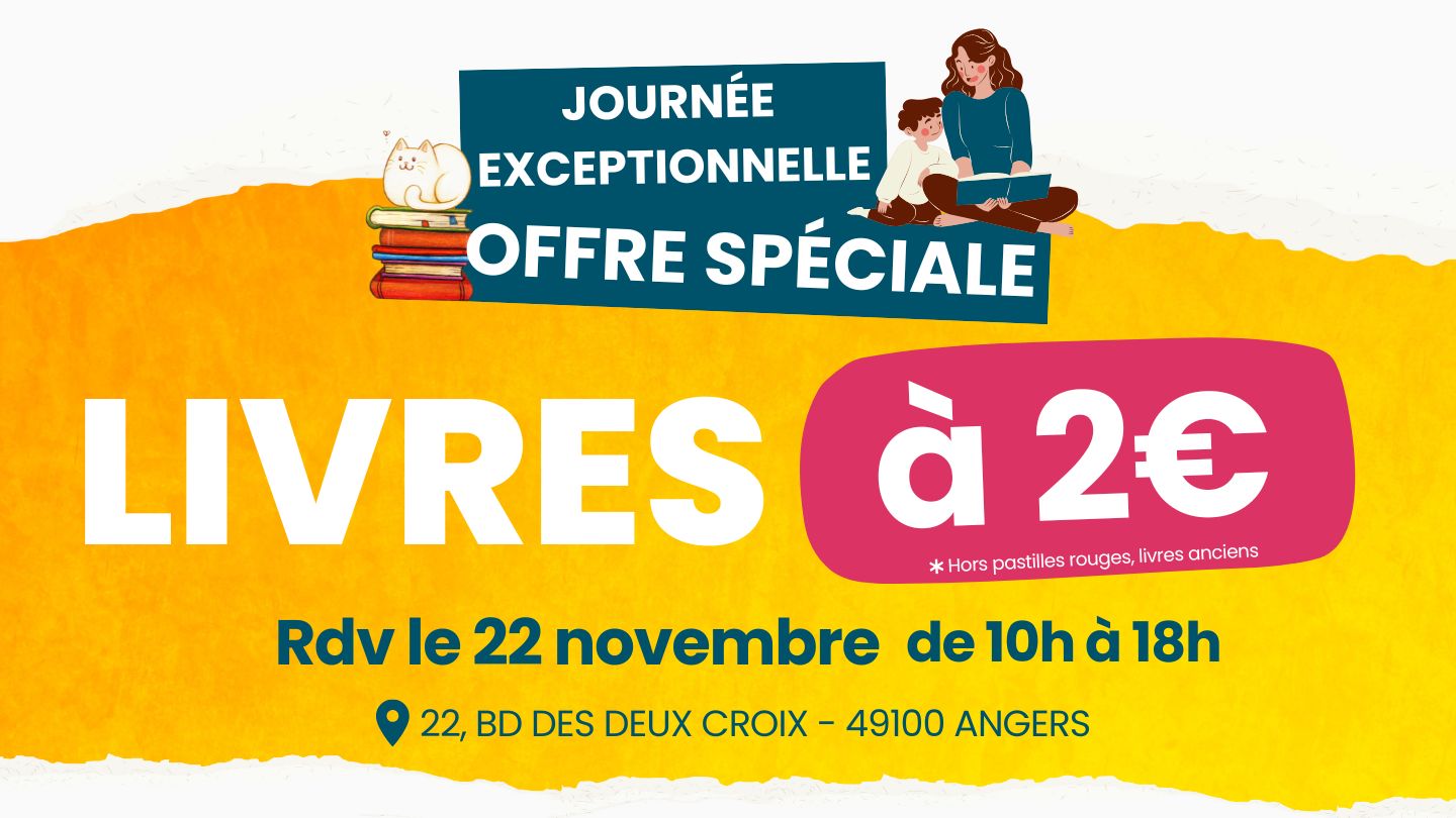 Aux Bouquins frappés - journée à 2€ Livres à 2€