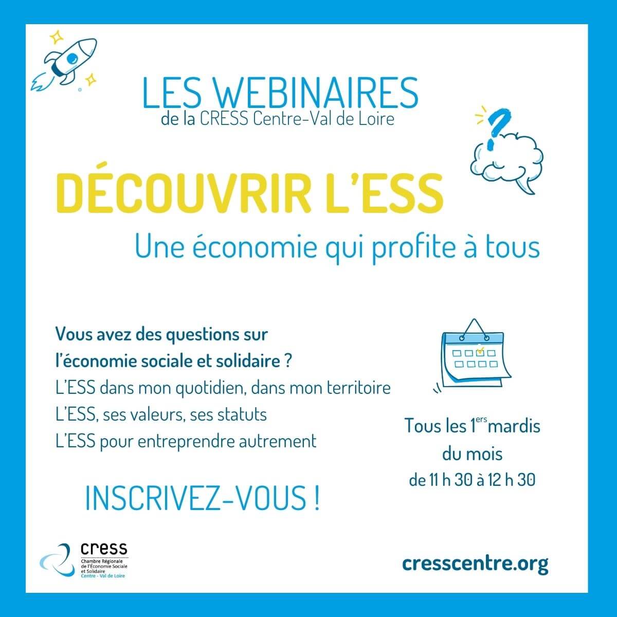 Visuel de présentation de l'évènement : découvrir l'ESS, une économie qui profite à tous !