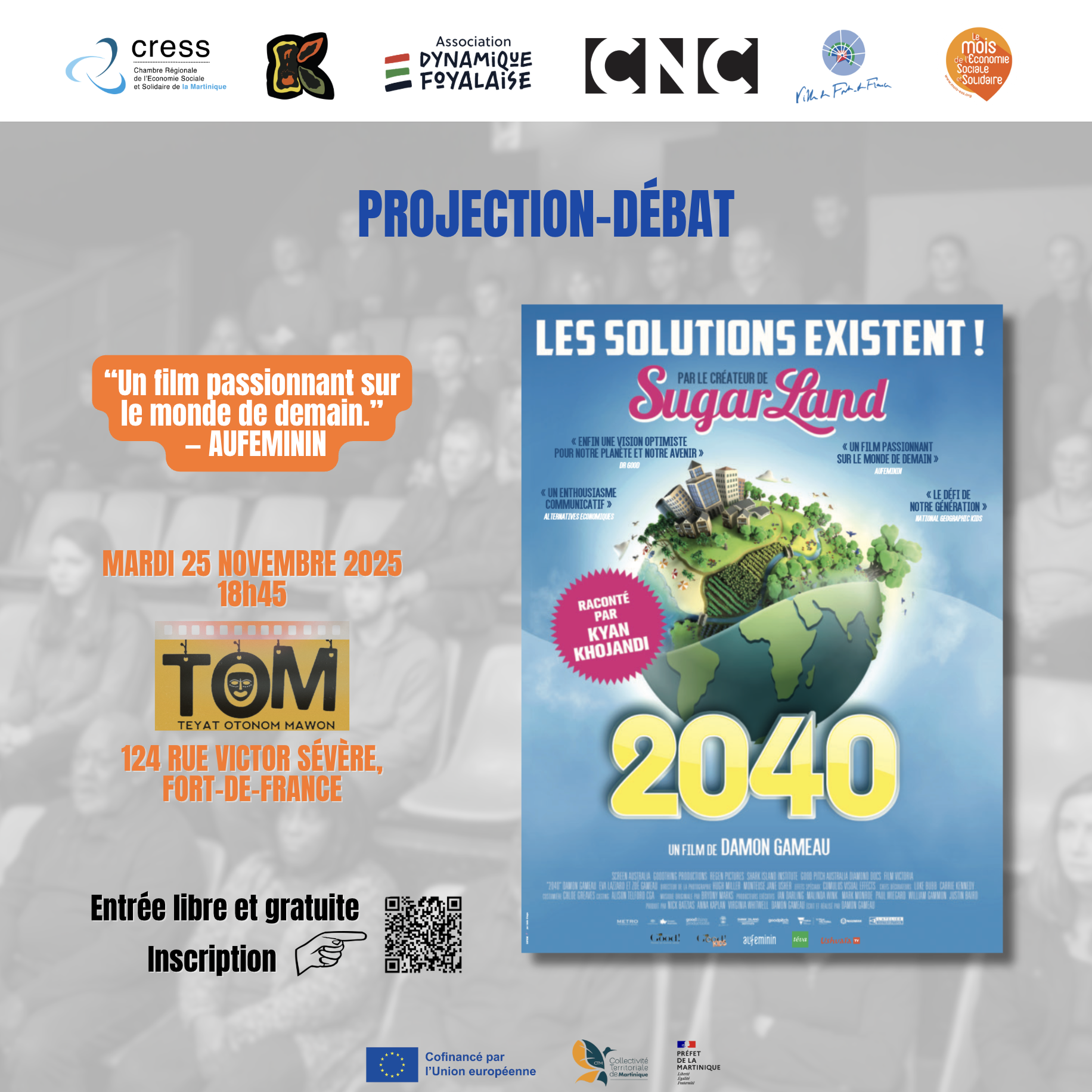 Projection-Débat – Film “2040” Projection-Débat – Film “2040”