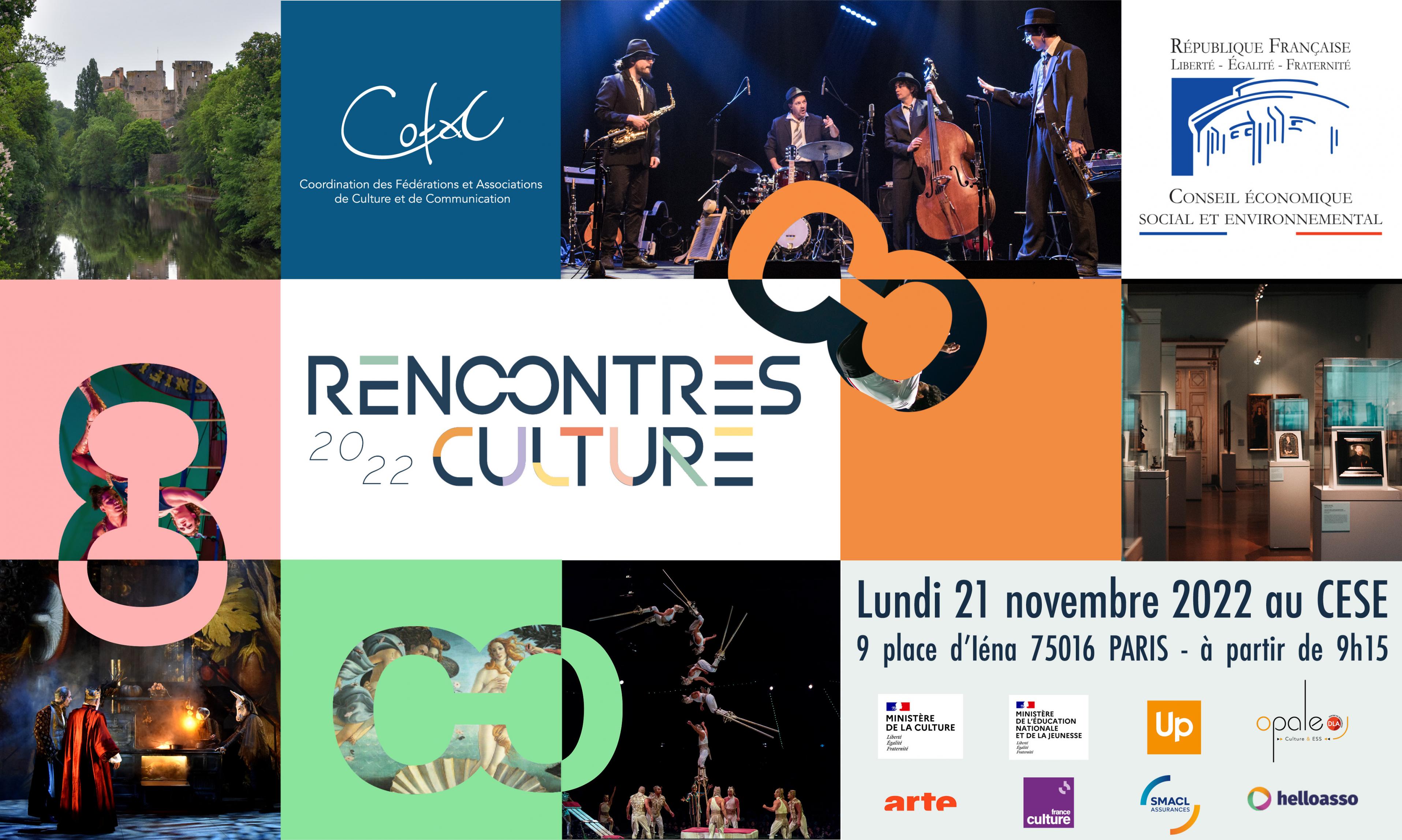 Rencontres Culture 2022 Visuel des Rencontres Culture 2022
