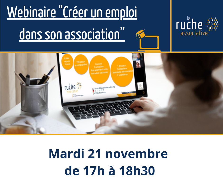 Webinaire : Comment créer un emploi dans son asso