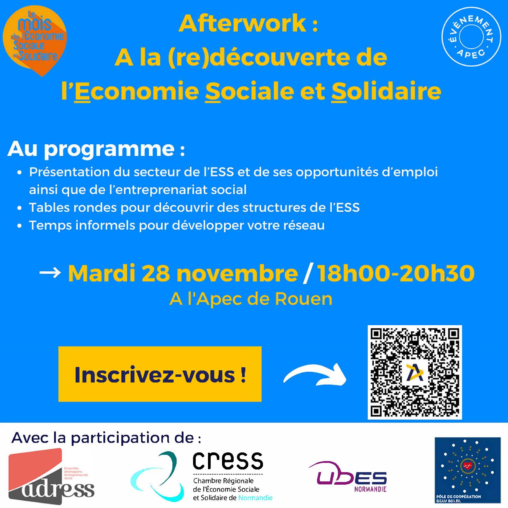 Afterwork : A la (re)découverte de l'ESS Afterwork : A la (re)découverte de l'ESS