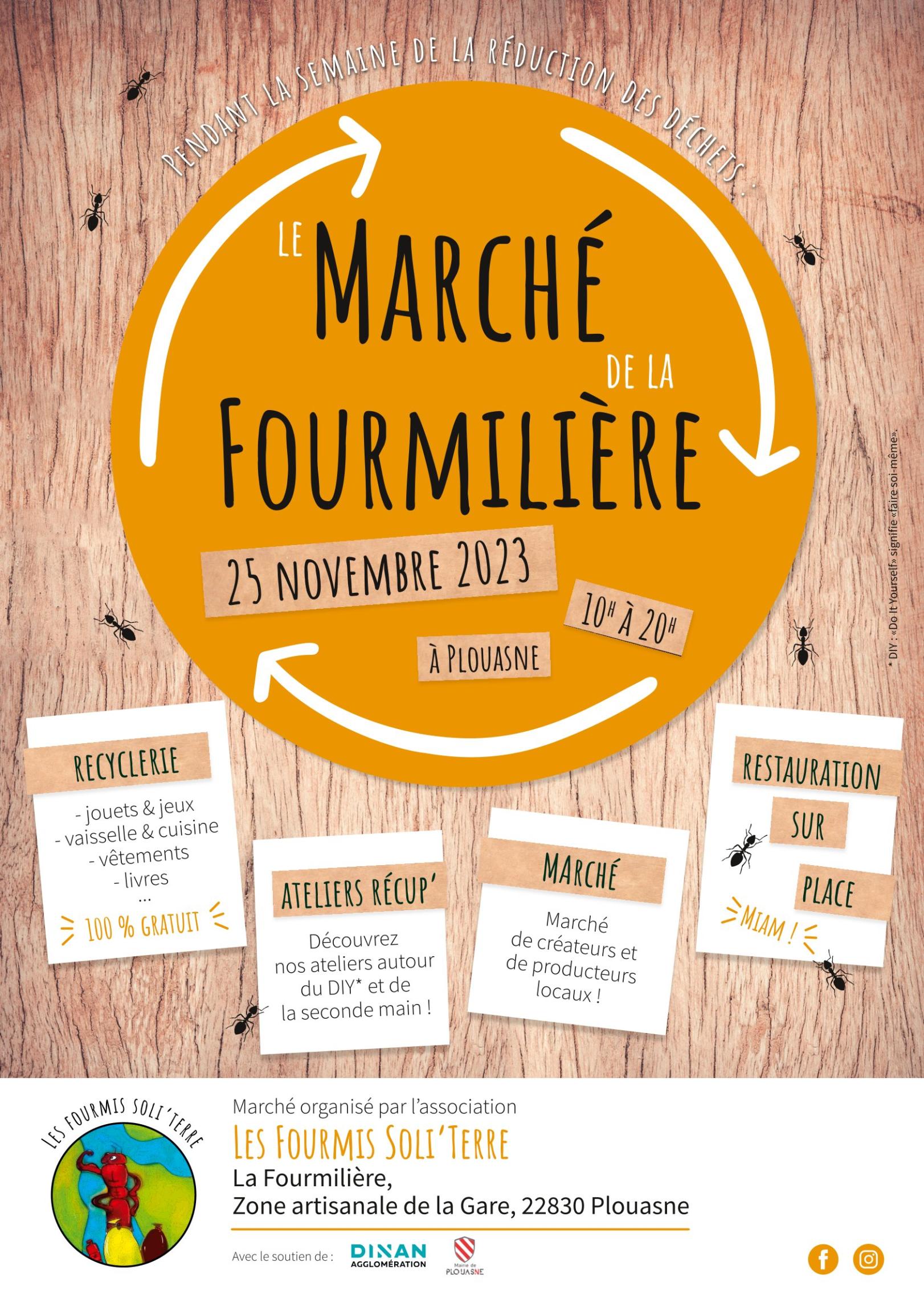 Le Marché de La Fourmilière des Fourmis Soli'Terre à Plouasne Marché de La Fourmilière #1
