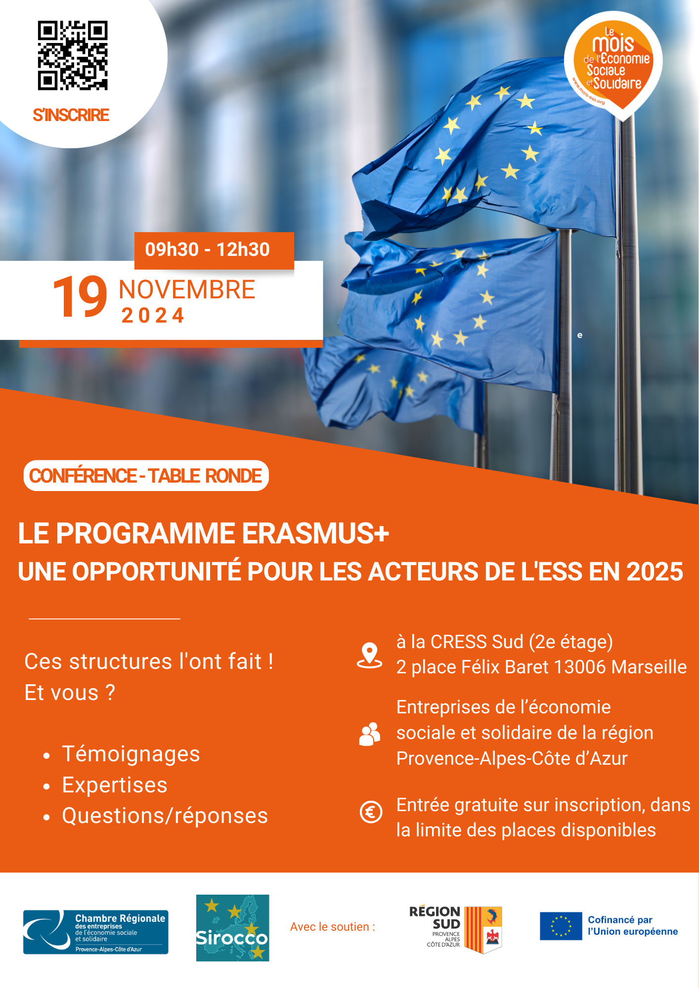 Le programme Erasmus+ une opportunité pour les acteurs de l'ESS en 2025 Le programme Erasmus+ une opportunité pour les acteurs de l'ESS en 2025