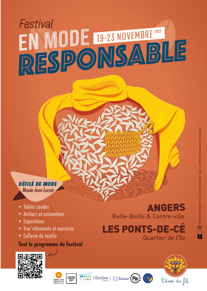 Affiche Festival En mode responsable 2025 Angers