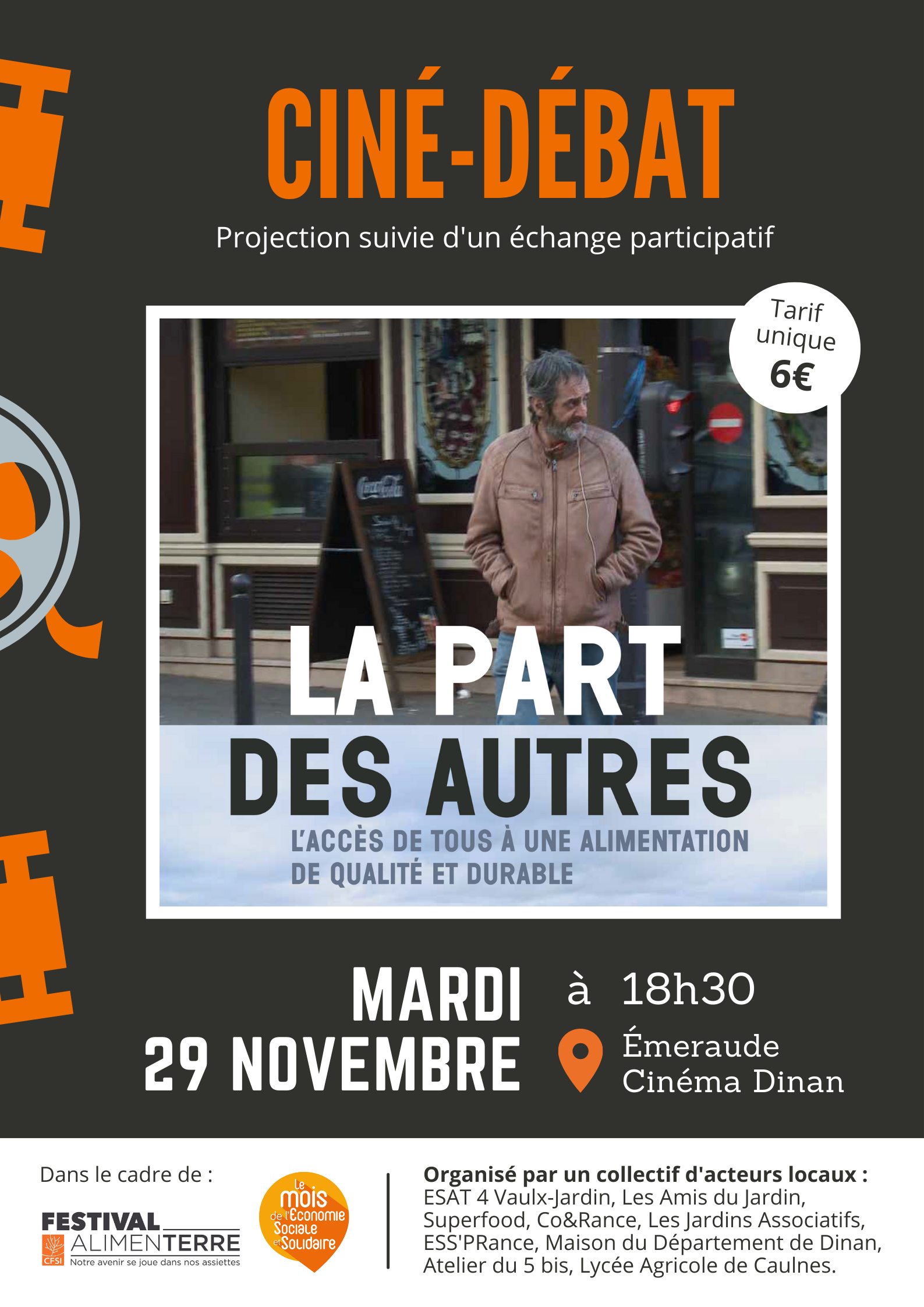 Affiche ciné-débat La part des autres