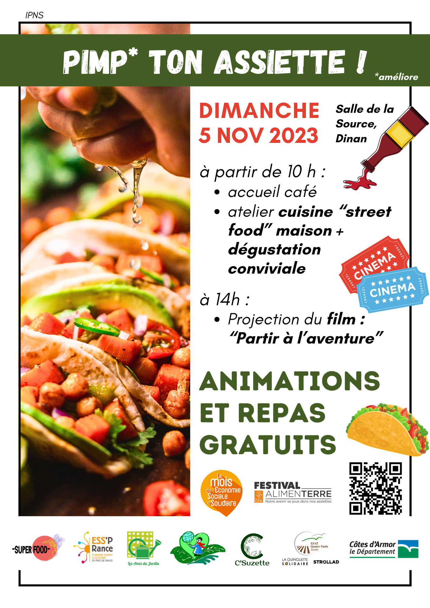 Affiche événement "Pimp ton assiette !"