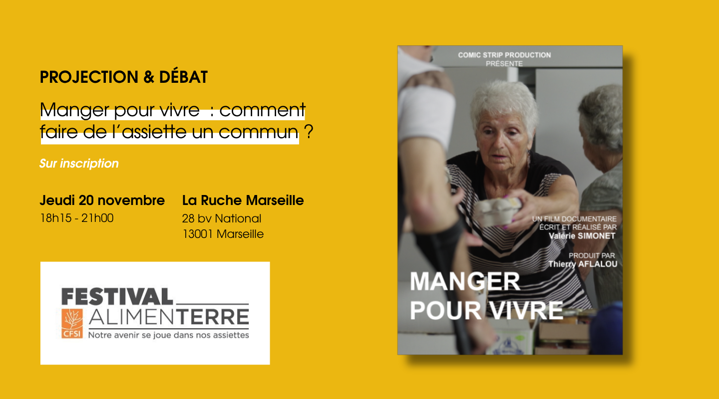 Soirée manger pour vivre Manger pour vivre