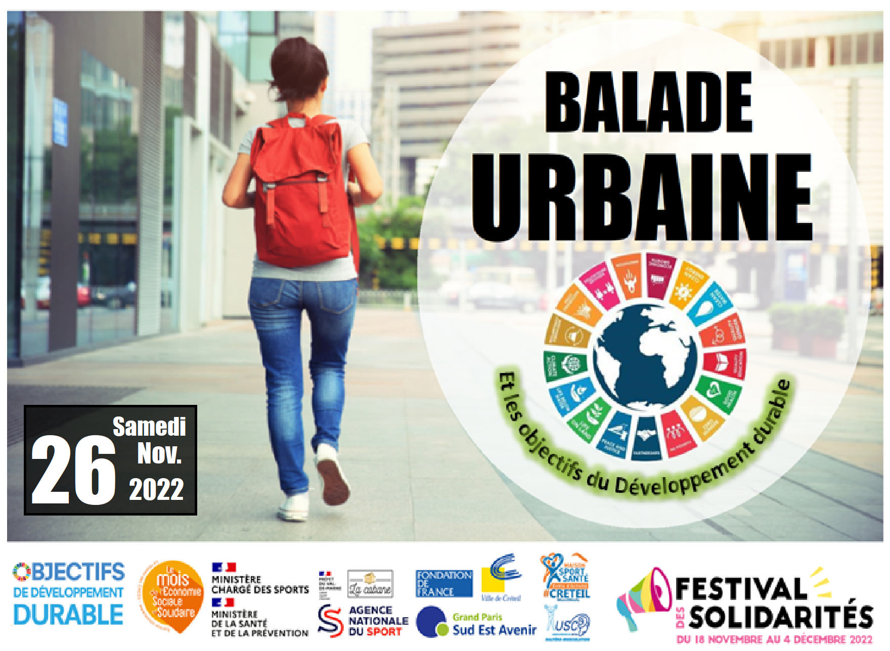 Balade urbaine à Créteil et Objectifs du Dév. durable. BALADE URBAINE