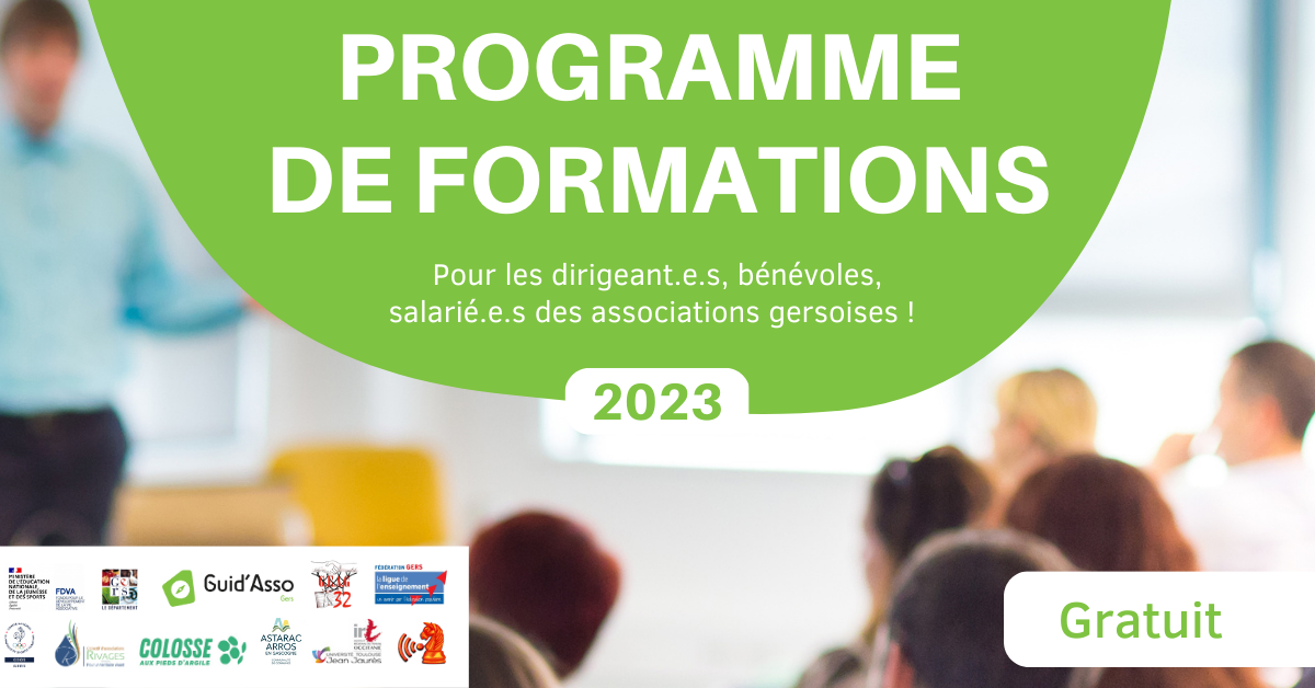 Visuel programme de formations