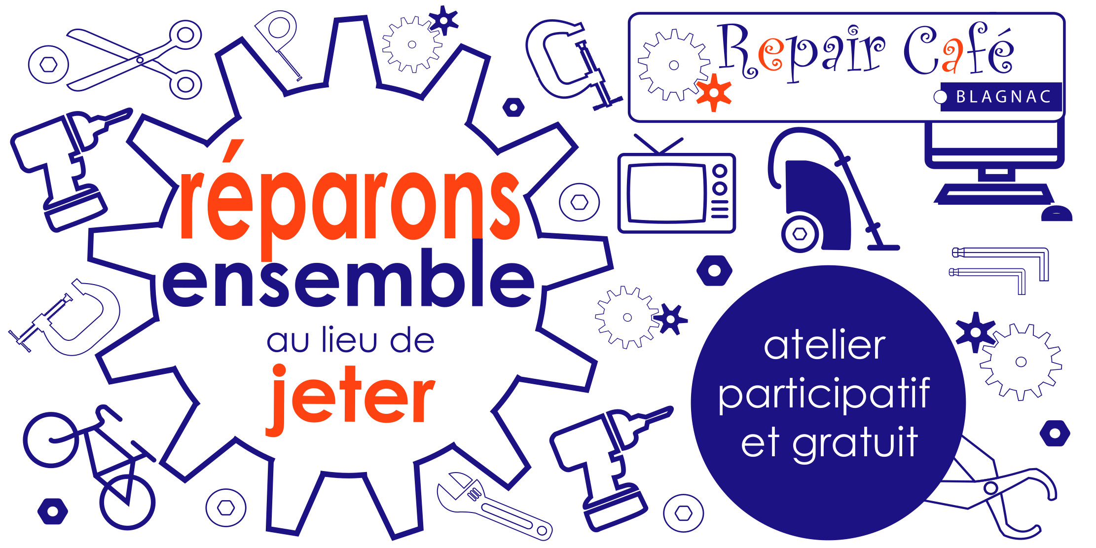 Atelier repair Cafe Blagnac réparons ensemble au lieu de jeter
