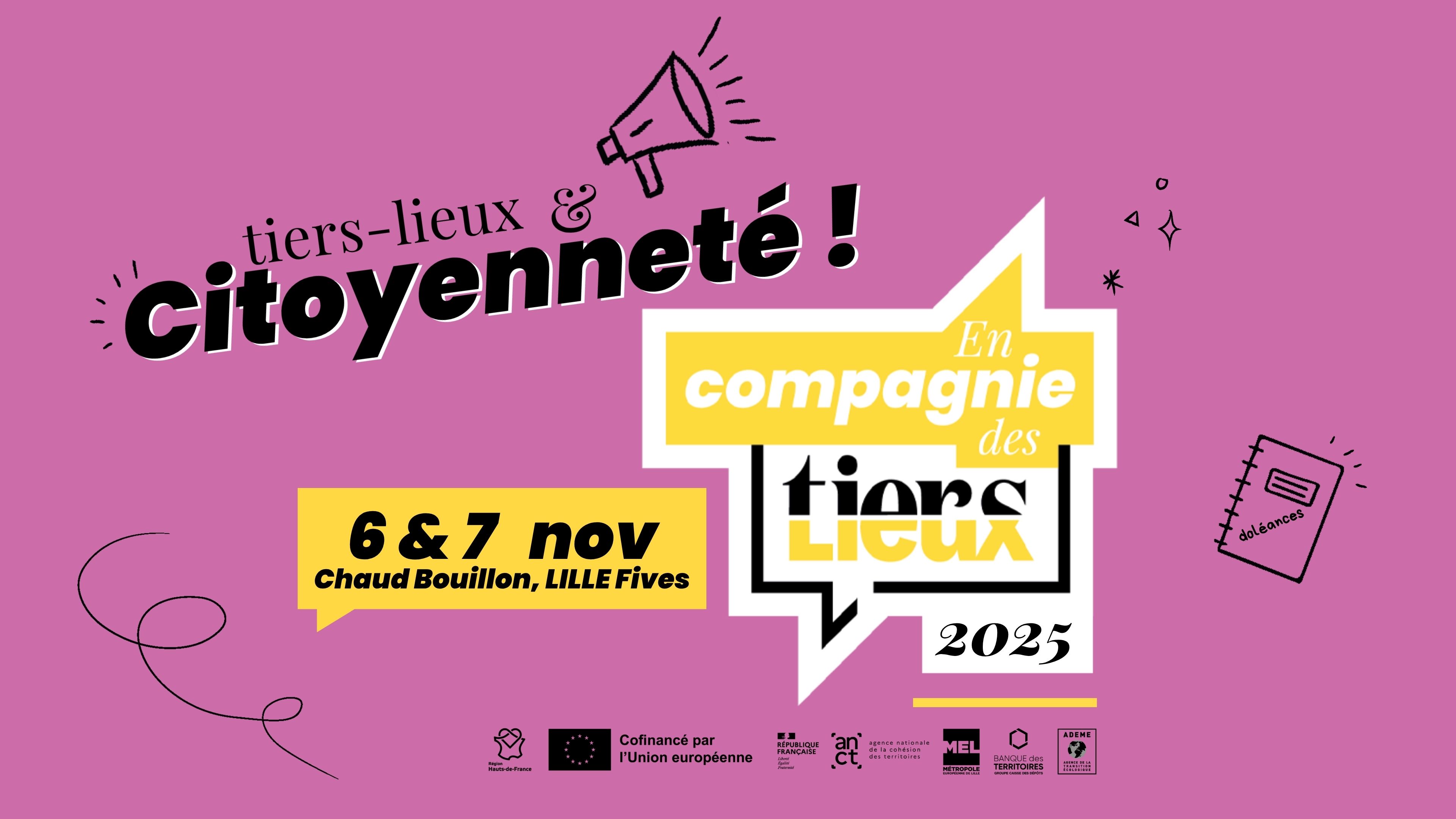 Tiers-lieux et citoyenneté. 6 et 7 Novembre 2025