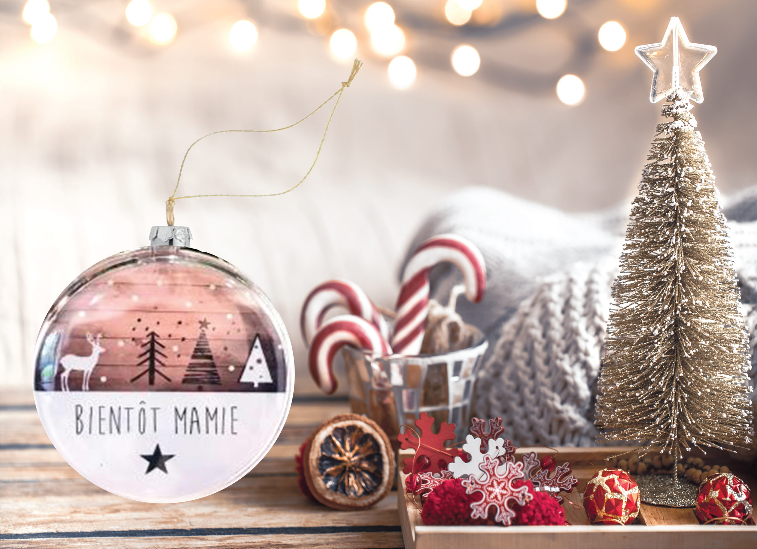 Customisation de boules de Noël