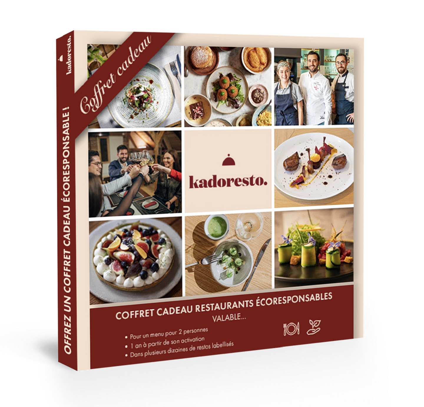 Coffret Cadeau Restaurant écoresponsable Kadoresto coffret cadeau restaurant écoresponsable Kadoresto