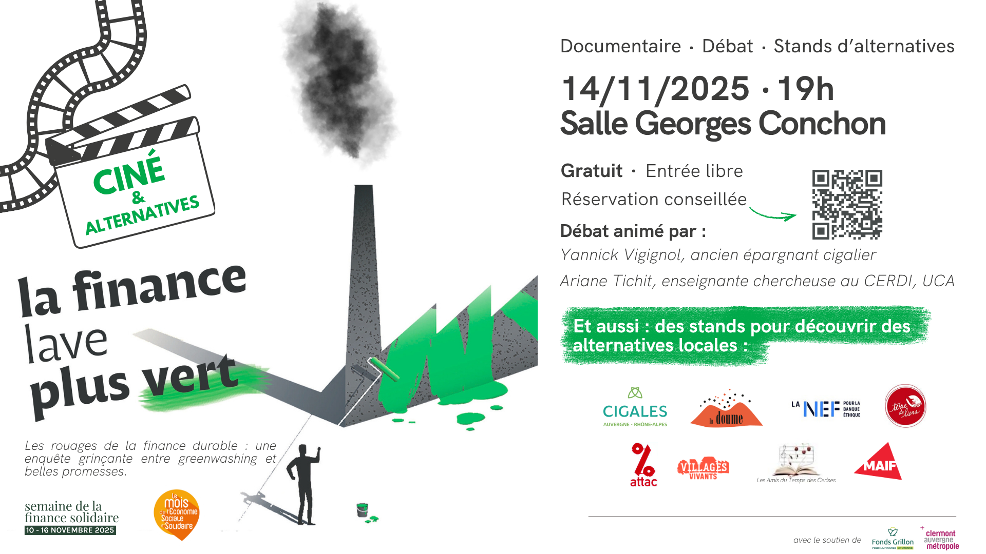 Ciné & alternatives - La finance lave plus vert