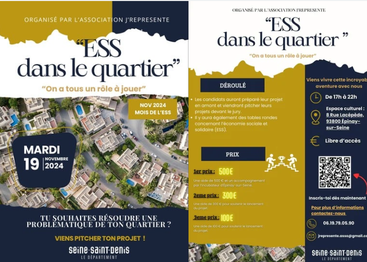 "ESS dans le quartier", on a tous un rôle à jouer" "ESS dans le quartier", on a tous un rôle à jouer"